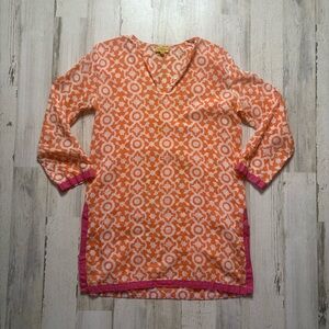 ROBERTA ROLLER RABBIT Tunic Blouse Size Small
